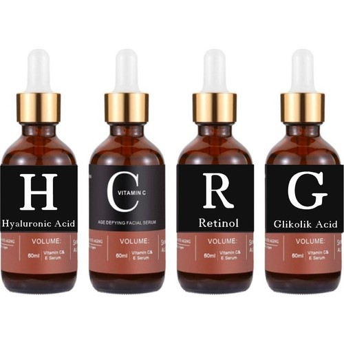 Pure Retinol & Vitamin C & Hyaluronic Acid & Glikolik Asit Fiyatı