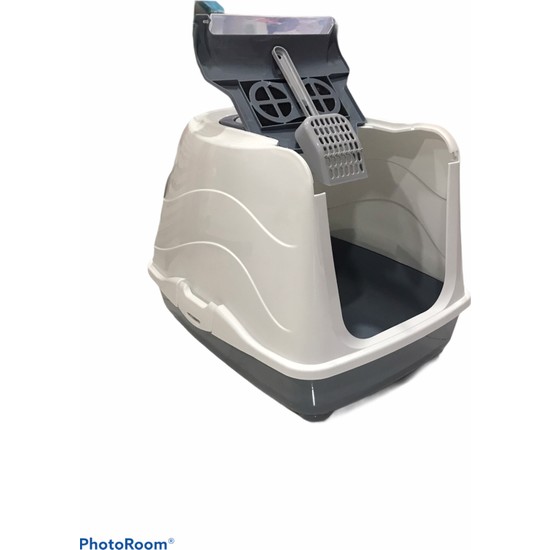 Mio Lux Kapalı Kedi Tuvaleti Gri Fiyatı Taksit Seçenekleri