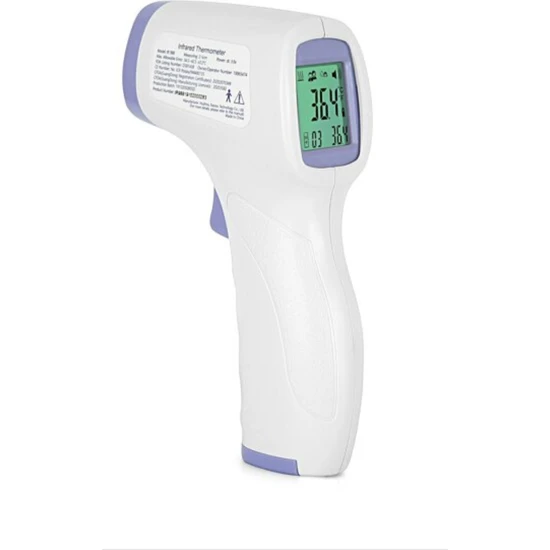Infrared Thermometer Temassız Mor Ateş Ölçer IR988 IR988