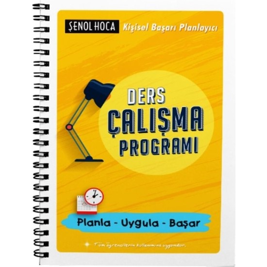 Senol Hoca Yayinlari Ders Calisma Programi Kitabi Ve Fiyati