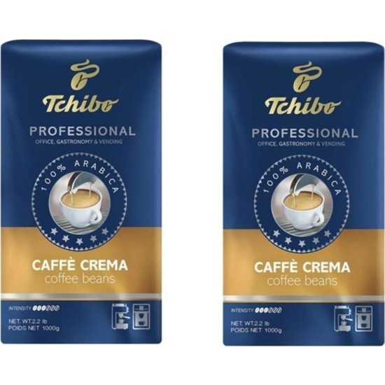 Tchibo Profesional Cafe Crema Çekirdek 1 kg x 2'li