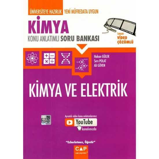 Çap Yayınları Kimya ve Elektrik Konu Anlatımlı Soru Bankası