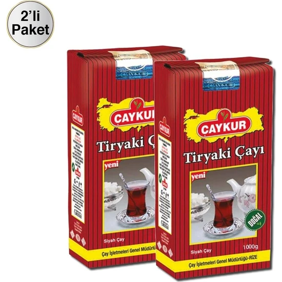 Çaykur Tiryaki 1000 gr Dökme Çay x 2 Adet