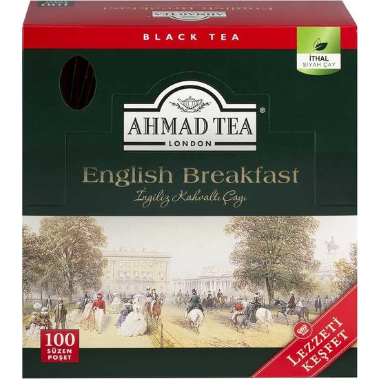 Ahmad Tea London English Breakfast Bardak Poşet Çay 2gr 100lü