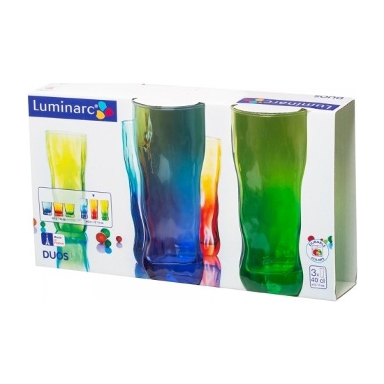 Luminarc Duos 3'lü Meşrubat Bardağı 40 cl