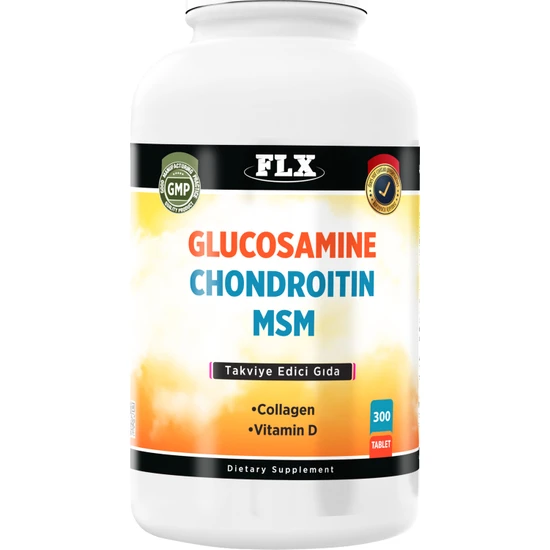 FLX Glukozamin Kondroitin Msm Vitamin D Collagen 300 Tablet