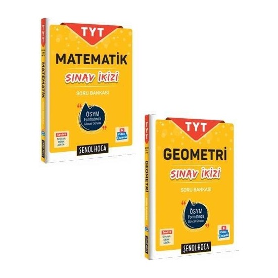 Şenol Hoca Tyt Ayt Matematik Geometri Sınav İkizi Soru Kitabı