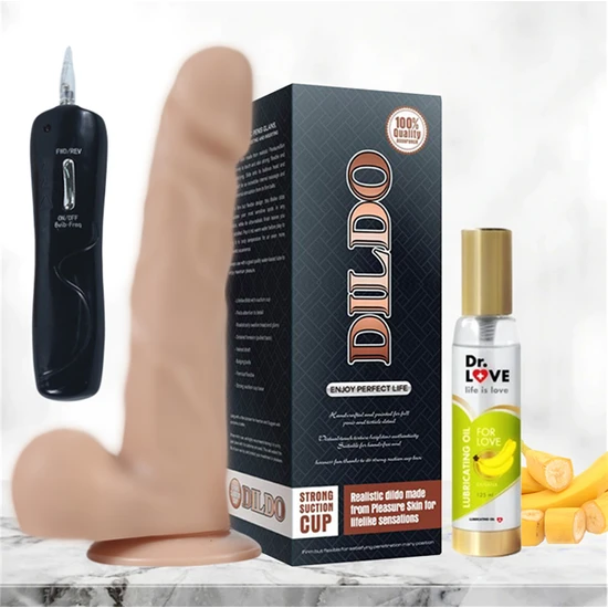 Spicyx Ten Rengi Titreşimi Kumanda Ayarlı Realistik 20.5 cm Vivratör