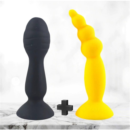 Faak 2si 1 Arada Anal Plug Tıkaç Dildo Seti Fiyatı