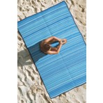 Katlanabilir Mavi Plaj Kamp Piknik Bahçe Balkon Teras Hasır Halı Mat Savan Kilim Karavan Halısı 90x180