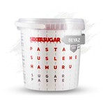 Şeker & Sugar Beyaz Şeker Hamuru 1 kg Kolay Şekil Verme Özelliği ile Pasta ve Tatlılar İçin