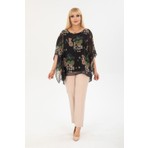 Modayız Büyük Beden Şifon Bluz 36D-2404
