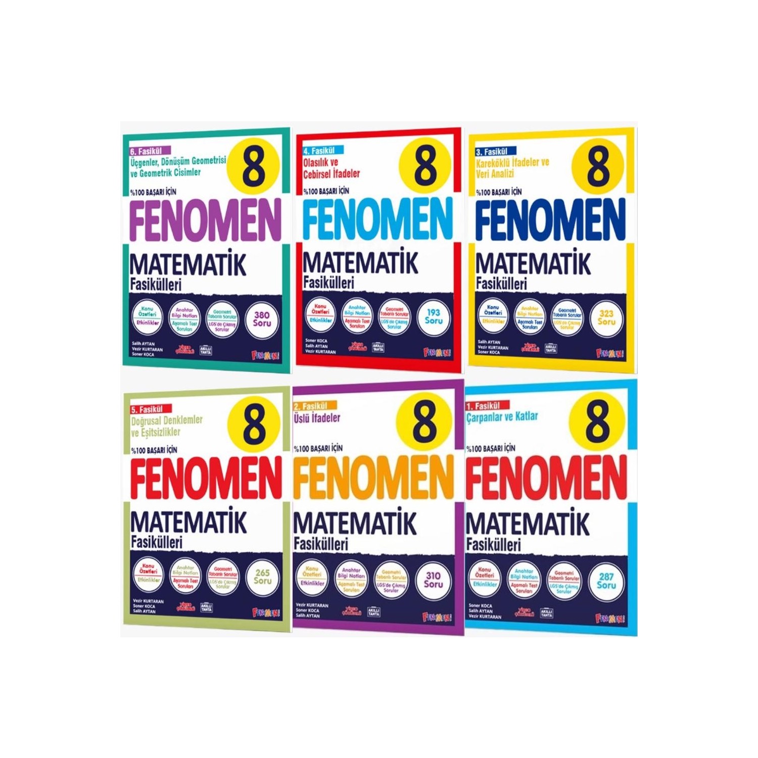 Fenomen Yayınları Fenomen 8.sınıf Matematik 1. 2. 3. 4. 5. Kitabı