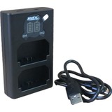 F&w Foto & World FW50 Uyumlu Çiftli Şarj Aleti USB Şarj Aleti