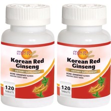 Meka Nutrition Kırmızı Kore Ginsengi 2 x 120 Tablet Korean Red Ginseng