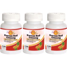 Meka Nutrition Kırmızı Kore Ginsengi 3 x 120 Tablet Korean Red Ginseng