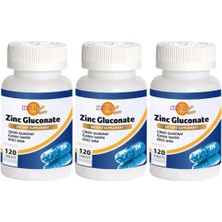 Meka Nutrition Çinko Glukonat 3 x 120 Tablet