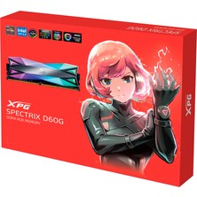 Xpg Spectrix D60 16GB (8x2) Rgb Ddr4 3600MHZ CL18 1.35V AX4U36008G18I-DT60 Dual Kit Ram