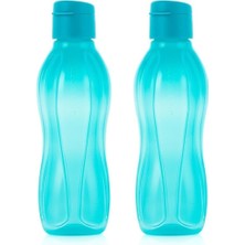 Tupperware Eco+ Şişe Suluk Kolay Kapak 500 ml Mavi 2'li