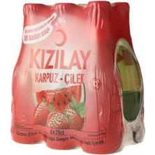 Kızılay Maden Suyu Karpuz & Çilek Aromalı 200 ml x 24 Adet