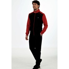 Marco Ferry Lacivert Erkek Yarım Balıkçı Yaka Boydan Fermuarlı Iki Iplik Eşofman Takım EDY5248L