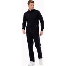 Marco Ferry Lacivert Erkek Yarım Balıkçı Yaka Fermuarlı Eşofman Takım EDY19102L