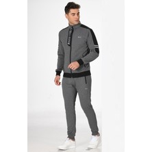 Marco Ferry Antrasit Erkek Yarım Balıkçı Yaka Boydan Fermuarlı Eşofman Takım EDY19154A