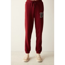 Penti Harvard Baskılı Bordo Jogger Unique Koleksiyonu