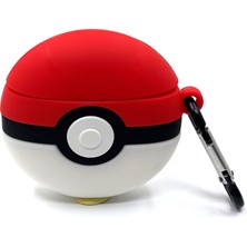 Zen AI Airpods 1/2. Nesil Efsane Çizgi Pokeball Tasarımlı Hediye Kılıf
