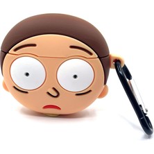 Zen AI Airpods 3. Nesil Nesil Uyumlu Sevilen Karakter Morty Tasarımlı Hediye Kılıf