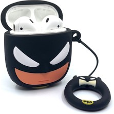 Zen AI Airpods 1/2. Nesil Uyumlu Efsane Çizgi Karakter Batman Tasarımlı Hediye Kılıf