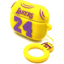 Zen AI Airpods Pro 1/2. Nesil Uyumlu Sevilen Basketbol Takımı Sarı Lakers Forma Tasarımlı Nba Hediye Kılıf