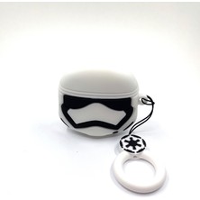 Zen AI Airpods 3. Nesil Sevilen Karakter Yıldız Savaşları Storm Tasarımlı Sevgililer Günü Hediye Kılıf