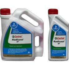 Castrol Radicool Sf 4 Mevsimlik Kırmızı Antifriz 3+1 Litre