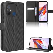 Seniee Xiaomi Mi Poco C55 Telefon Kılıfı Için Deri Telefon Kılıfı (Yurt Dışından)