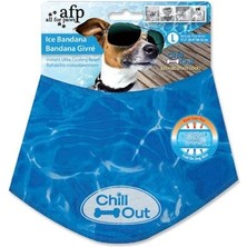 AFP Chill Out Ice Bandana Serinleten Köpek Bandanası Large