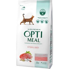 Optimeal Sterilised Dana Etli ve Sorgumlu Kısırlaştırılmış Kedi Maması 1.5 kg