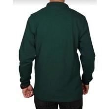 Mavimoure Polo Yaka Uzun Kollu Pamuklu Uzun Kol Polo Yakalı  T-Shirt