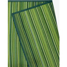 Katlanabilir Yeşil Plaj Kamp Piknik Bahçe Balkon Teras Hasır Halı Mat Savan Kilim Karavan Halısı 90x180