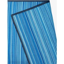 Katlanabilir Mavi Plaj Kamp Piknik Bahçe Balkon Teras Hasır Halı Mat Savan Kilim Karavan Halısı 90x180