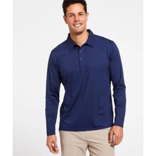 Mavimoure Polo Yaka Uzun Kollu Pamuklu Uzun Kol Polo Yakalı  T-Shirt