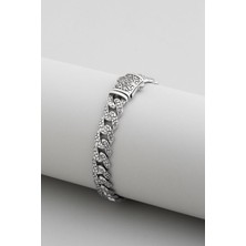 So CHIC Etnik Desenli Gümüş Erkek Bileklik