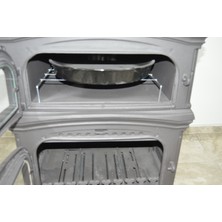 Flame Stove FS-033 Altara Premium Tek Camlı Kuzineli Döküm Soba