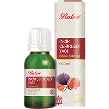 Bazaar Turkey Balen Incir Çekirdeği Yağı (Soğuk Pres) 20 ml