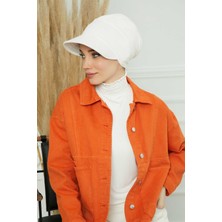 Aisha's Design Siperlikli Penye Şapka Bone,b-73