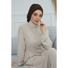 Aisha's Design Pileli Tasarım Şifon Hazır TÜRBAN,HT-107,HT-107
