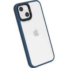 HEPTEKİLETİŞİM Apple  iPhone 13 Kılıf Kamera Çıkıntılı Yumuşak Transparan Dokulu Silikon Kapak (Cann)