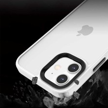 HEPTEKİLETİŞİM Apple  iPhone 13 Kılıf Kamera Çıkıntılı Yumuşak Transparan Dokulu Silikon Kapak (Cann)