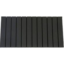 Desibel Akustik Sünger Yatay Akustik Panel 50 cm x 100 cm 40 mm 15/20 Dns Bantlı