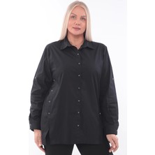Lady Majestic Cotton Büyük Beden Özel Tasarım Gömlek